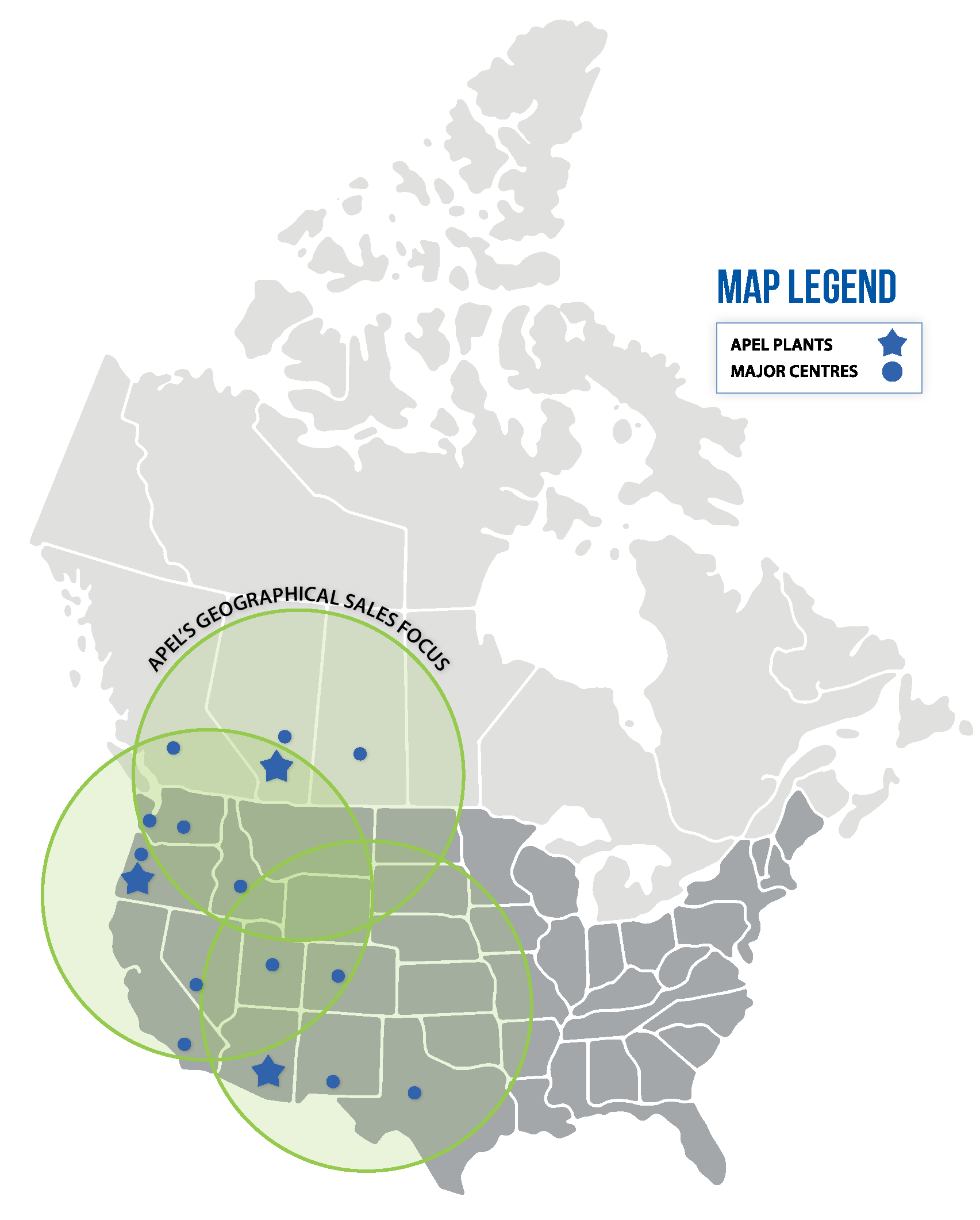 APEL's geographic sales focus